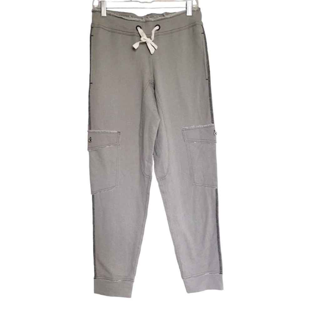 Zumba Cargo Jogger Sweatpants Gray High Waist Gorpcore | Small Petite